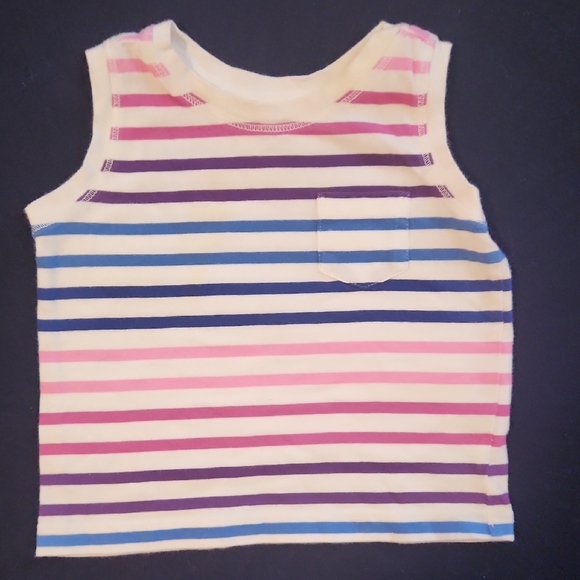 Striped Sleeveless Kids Top - Picture 1 of 1